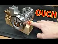 TiNy working Engine overspeed Hit and miss