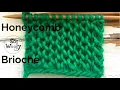 Honeycomb Brioche knitting stitch pattern ideal for Winter garments - So Woolly