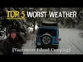 Lagu Toen het weer ons tegenzat | 5 kampeerverhalen van Vancouver Island