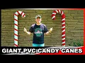 How To Build A Giant PVC Candy Cane In 10 Minutes DIY Prop Build Tutorial