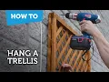 How to Fix a Trellis on a Stone or Brick Wall