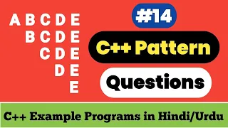 C Pattern Questions - 14 Inverted Mirrored Right Triangle Pattern C Example Programs