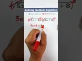 Solving Radical Equations