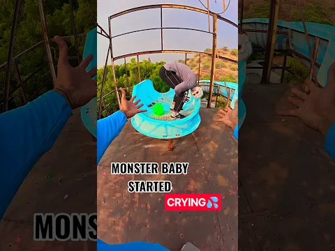 Monster Baby Started Crying π¦π#parkour#spiderman#water#jump#support#viral#jodhpur#india#pov#funny