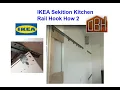 IKEA Sektion kitchen cabinet rail attachment