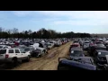 View of the Pick-a-Part junkyard in Fredericksburg VA