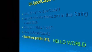 Java Level 1 Using Dr Java Lesson 21 String Class 05 subString trim toLowerCase replace and