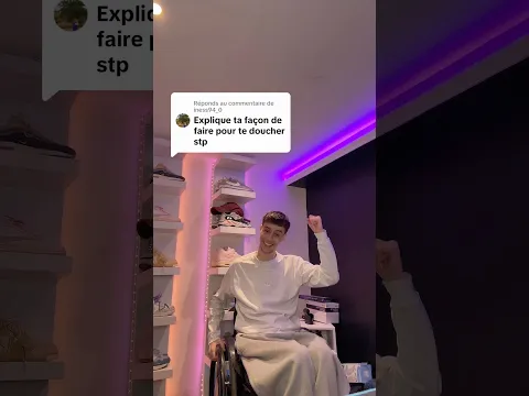 J’explique ma façon de me doucher en fauteuil roulant