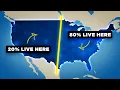 Why 80 of Americans Live East of This Line