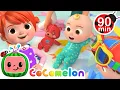 Download Lagu Exercise, Eat, and Stay Clean with Family Fun! | Cocomelon 90 MINS | Moonbug Kids - Cartoons \u0026 Toys