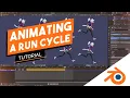 Animating a run cycle in Blender tutorial by Dillongoo