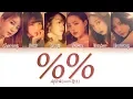 APINK (에이핑크) - %% (Eung Eung(응응)) (Color Coded Lyrics Eng/Rom/Han/가사)