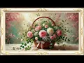 Download Lagu Vintage Dreamy Roses with Music | Frame TV Art Screensaver | 12 Romantic Valentine Paintings in 4K