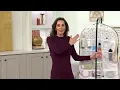 Cella Mobile Wardrobe Organizer with Basket and Shelf on QVC