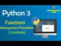 11 python function python lambda function python django tutorial python anonymous functions