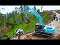 Download Lagu Falling Down To The Valley !! Ready Mix Concrete Cement Truck Heavy Recovery Excavator