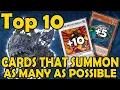 Top 10 Cards That Can Special Summon As Many Monsters As Possible