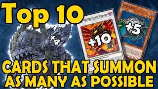 Top 10 Cards That Can Special Summon As Many Monsters As Possible