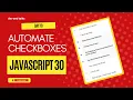 Automate Checkboxes with Day 10 of Dev and Talks