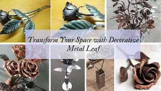 Transform Your Space with Decorative Metal Leaf