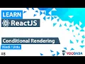 ReactJS Conditional Rendering Tutorial in Hindi Urdu