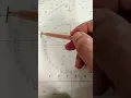 Measuring the course on compass rose