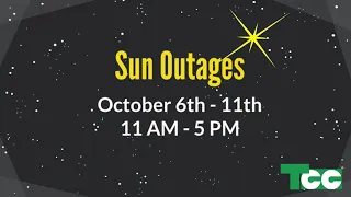 TCC Cable Sun Outages Fall 2020