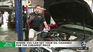Where you can get your oil changed for the cheapest price
