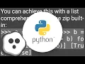 Comparing all elements of two tuples with all functionality