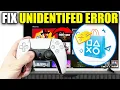 How To Fix An Unidentified Error Occurred In PlayStation Store On PS5 - Easy Guide