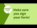 USCIS Forms Make sure you sign your form