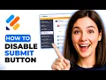 How To Disable A Submit Button In Jotform