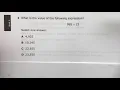 MCAP Practice Problem 1