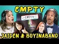 ADULTS REACT TO JAIDEN ANIMATIONS \u0026 BOYINABAND - EMPTY
