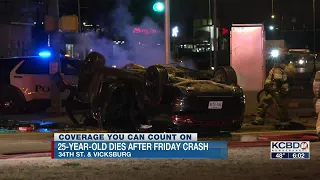 25-year-old dies after Friday night crash