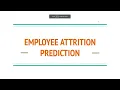 Employee Attrition Prediction Project Machine Learning Classification Models Python
