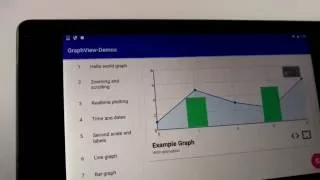 Realtime plotting with zooming Android GraphView 4 2 opensource library