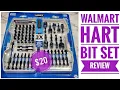 REVIEW Walmart Hart 69 Piece Impact Driver Bit Set with Case 20