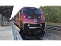 MBTA 60fps Riding Providence Line Train 821 Boston South Station to Wickford Junction