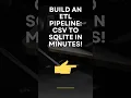 Build an ETL Pipeline CSV to SQLite in 30 Seconds