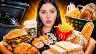 Una SEMANA RESCATANDO COMIDA que VAN A TIRAR a la BASURA!