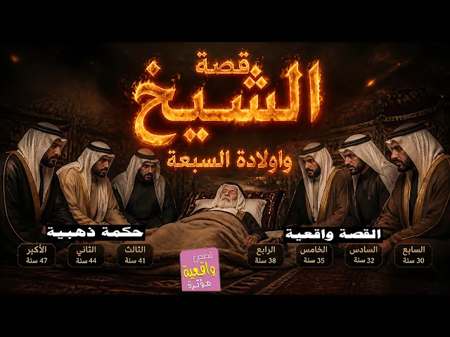 قصة الشيخ واولادة السبعة !!!