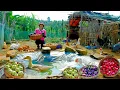 Download Lagu Harvest: Eggs, Muscovy Ducks, Kohlrabi, Red Radishes To Sell At The Market, Garden