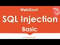 SQL Injection Basic intro WebGoat