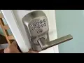 How to change a battery in a Schlage Keypad deadbolt Lock