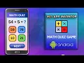 Create a Math Quiz App in MIT App Inventor 2 Quiz Mobile App MIT App Inventor Educational App