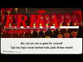 Lagu Tigapagi - Erika [ LYRICS terjemahan Indonesia ]