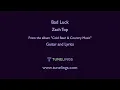 Bad Luck - Zach Top (play-along for guitar)