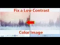 How to Fix a Low-Contrast Color Image using Histogram Equalization in Python