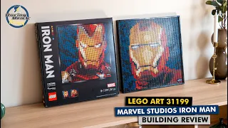 LEGO Art 31199 - Marvel Studios Iron Man detailed building review